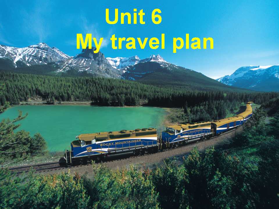 My  travel  plan