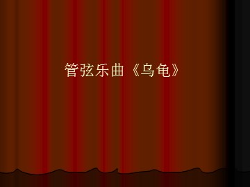 管弦乐曲《乌龟》_课件1