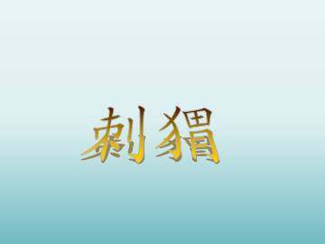 刺猬_课件1