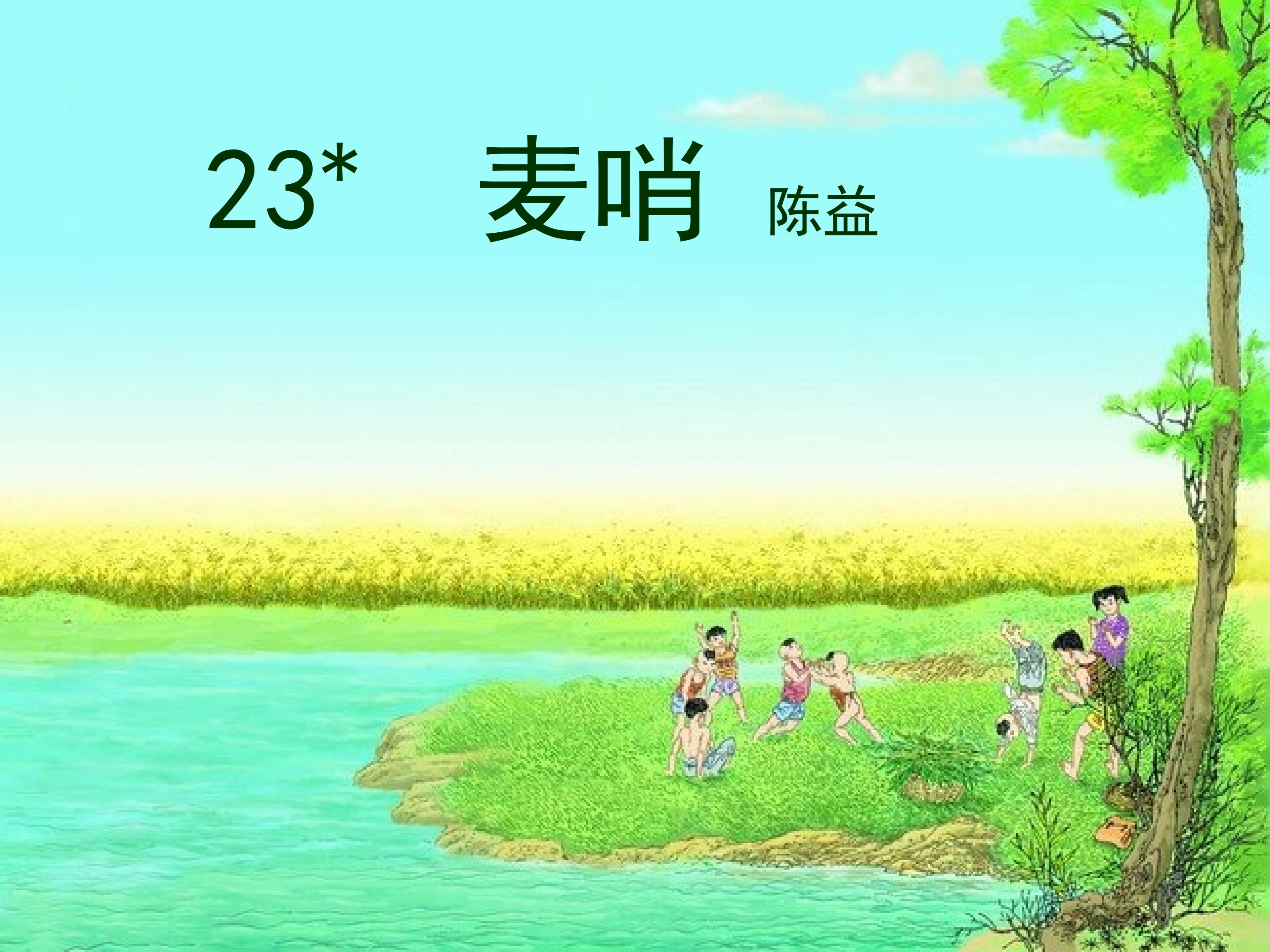 23.麦哨