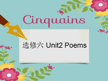 Unit 2 Poems