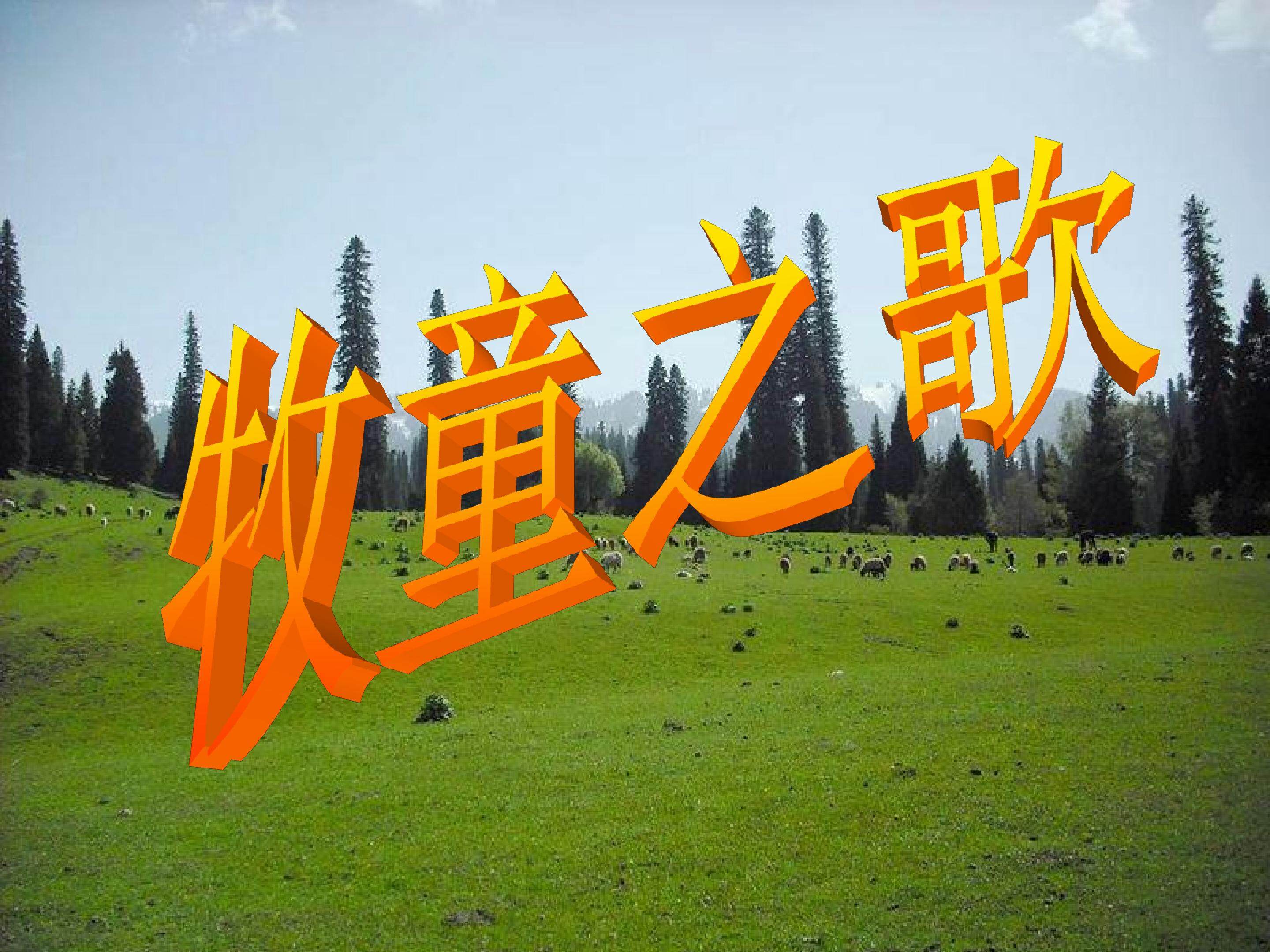 演奏  牧童之歌_课件1