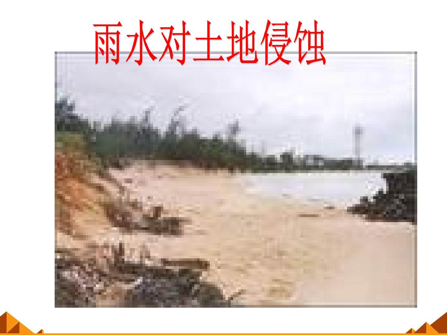 雨水对土地的侵蚀_课件1