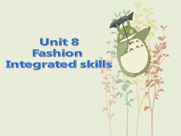 Unit 8 Fashion_课件1