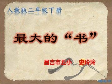 19 最大的“书” 