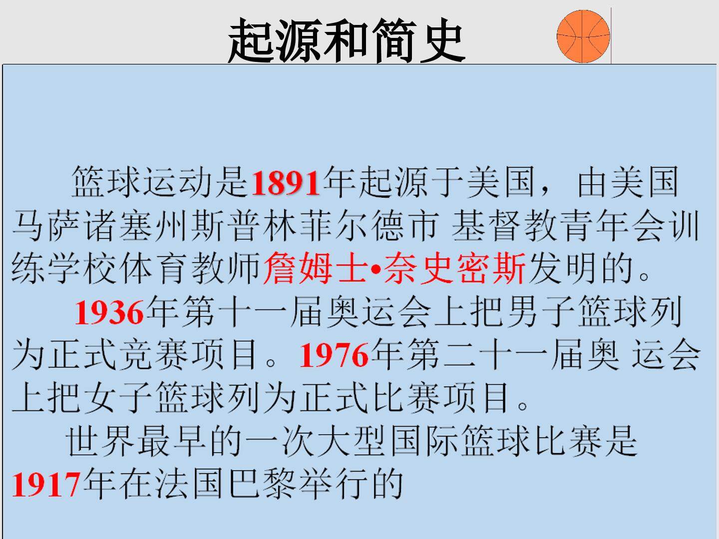 走进篮球世界