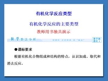有机化学反应的类型_课件1