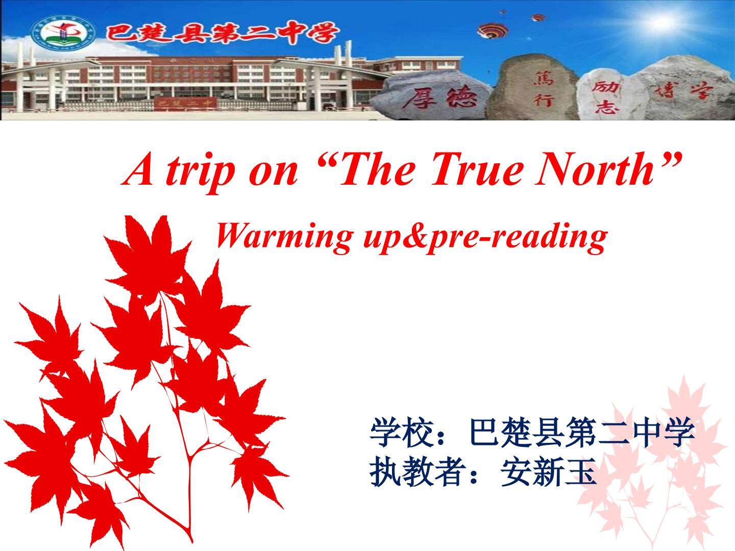 The true north