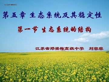 生物高中必修3第五章第五节课件6