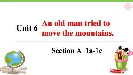 An old man tried to move the mountains.