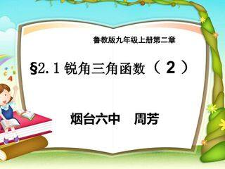 锐角三角函数(2)课件