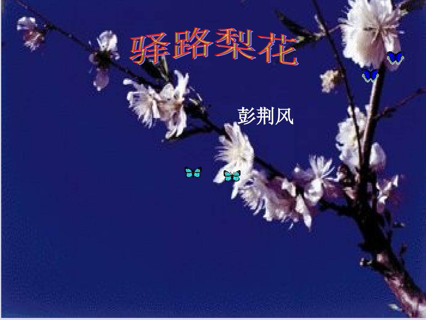 驿路梨花_课件1