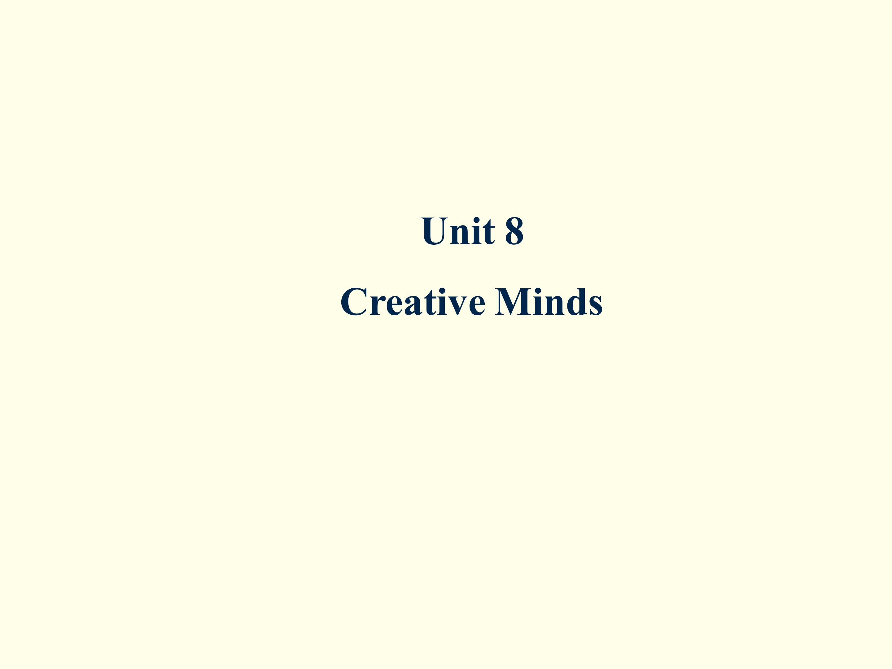 Creative Minds_课件1