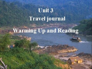 Unit 3 Travel journal