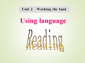 Working the land_课件16