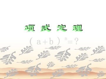 二项式定理_课件6