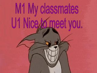 M1 U1 Nice to meet you.