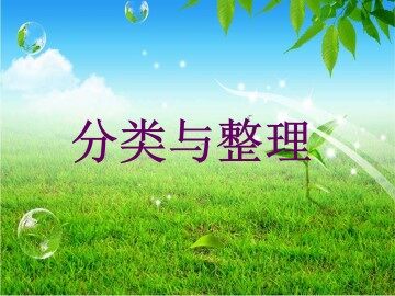 分类与整理_课件2