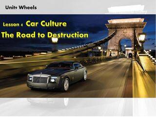 Lesson 4 Car Culture