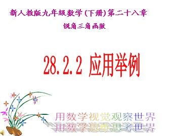 28.2.2 应用举例