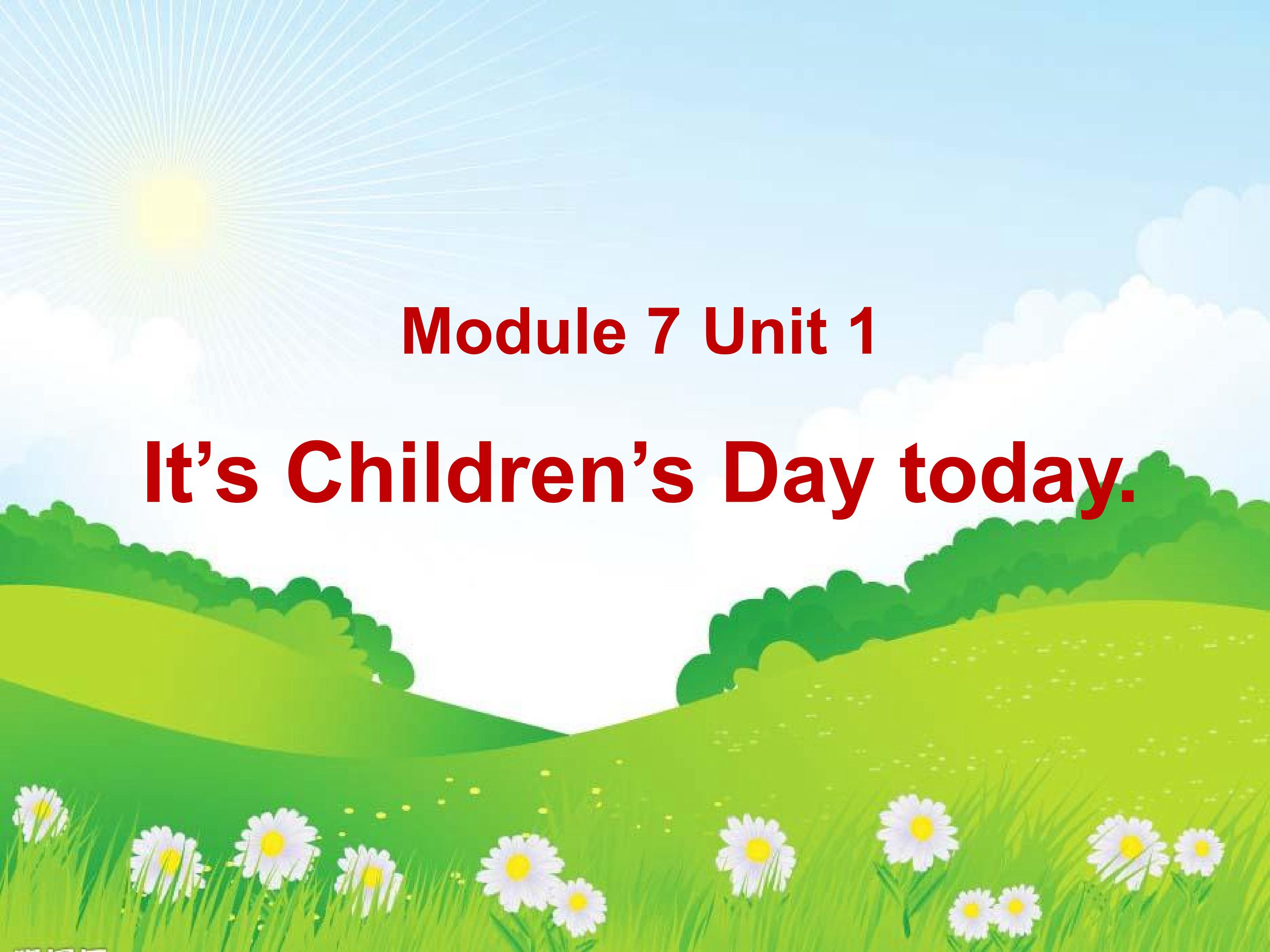 It's  Children's  Day