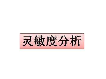 灵敏度分析_课件2