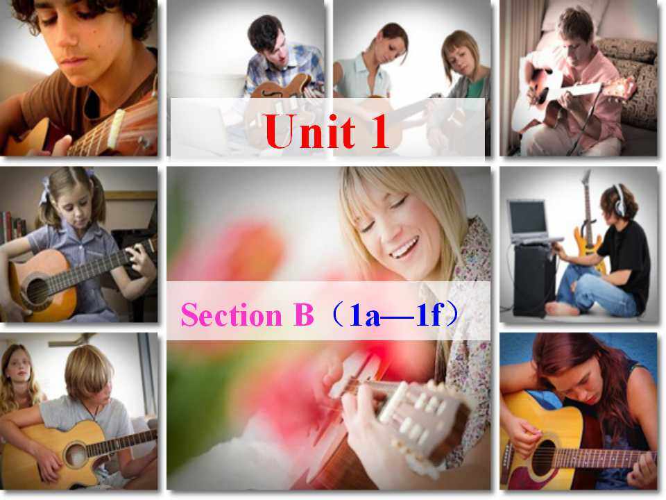 Section B 1a—1f