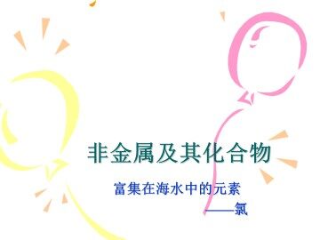 富集在海水中的元素----氯_课件17