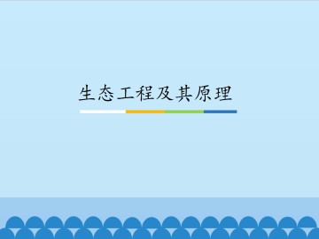 生态工程及其原理_课件1
