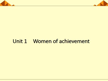 Women of achievement_课件17
