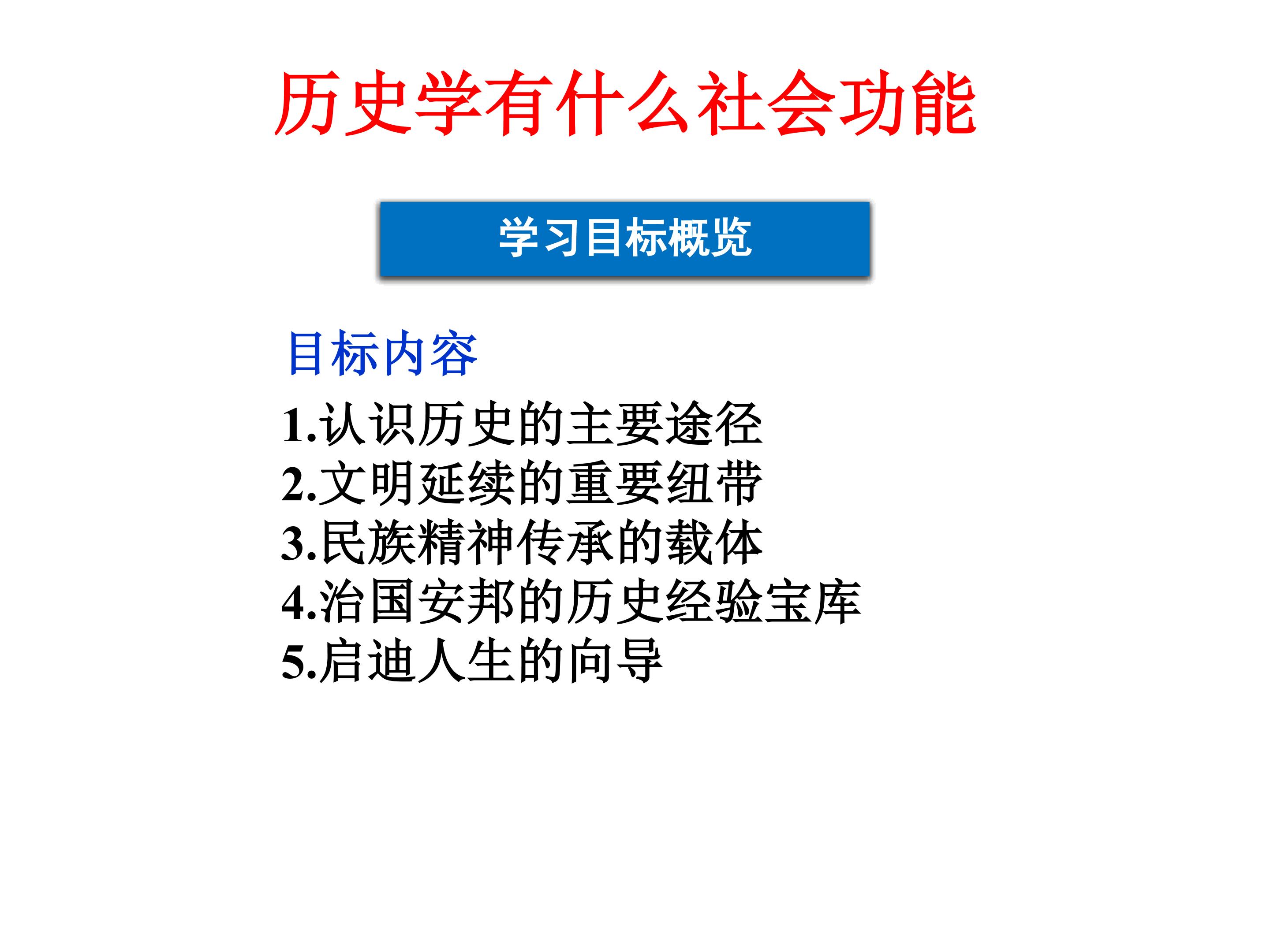 历史学有什么社会功能_课件1