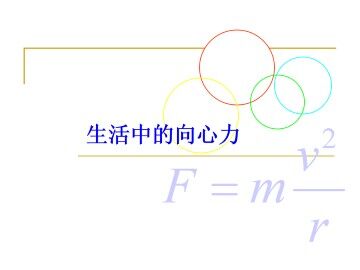 生活中的向心力_课件1