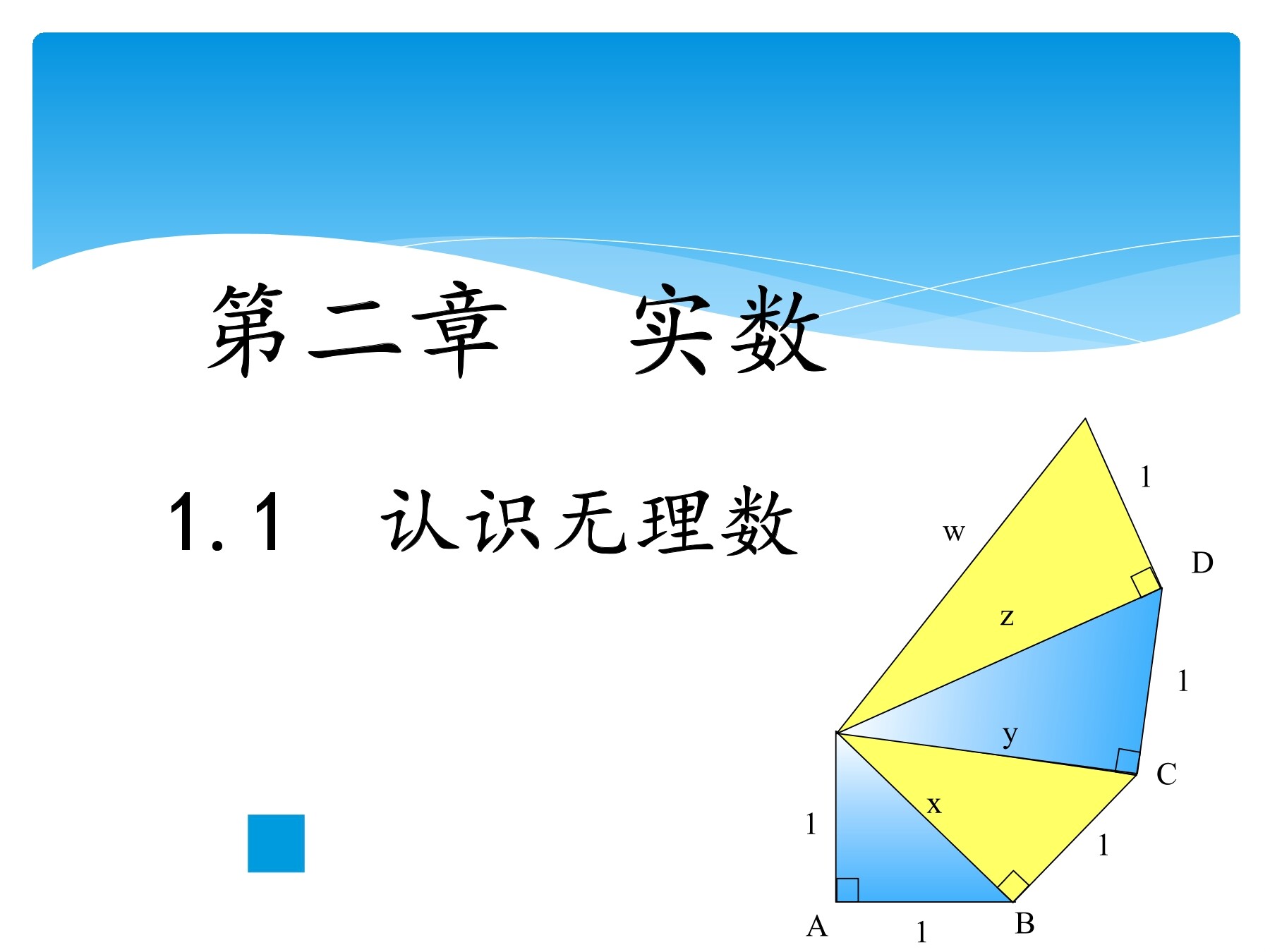 【★★★】8年级数学北师大版上册课件第2章《2.1认识无理数》