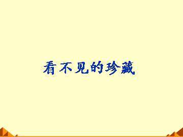 看不见的珍藏_课件1