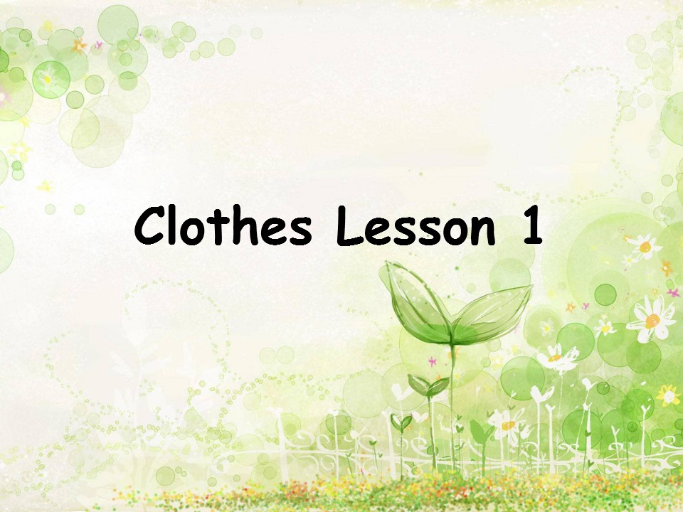 Classroom Lesson 1