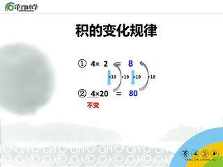 商的变化规律