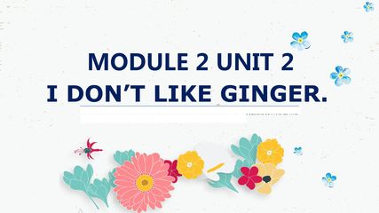 M2U2 I don't like ginger.