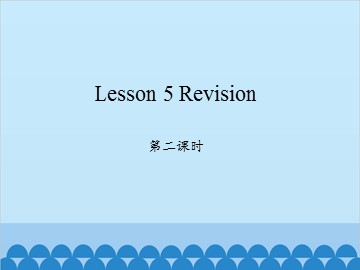 Lesson 5 Revision 第二课时_课件1