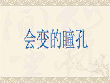 会变的瞳孔_课件1