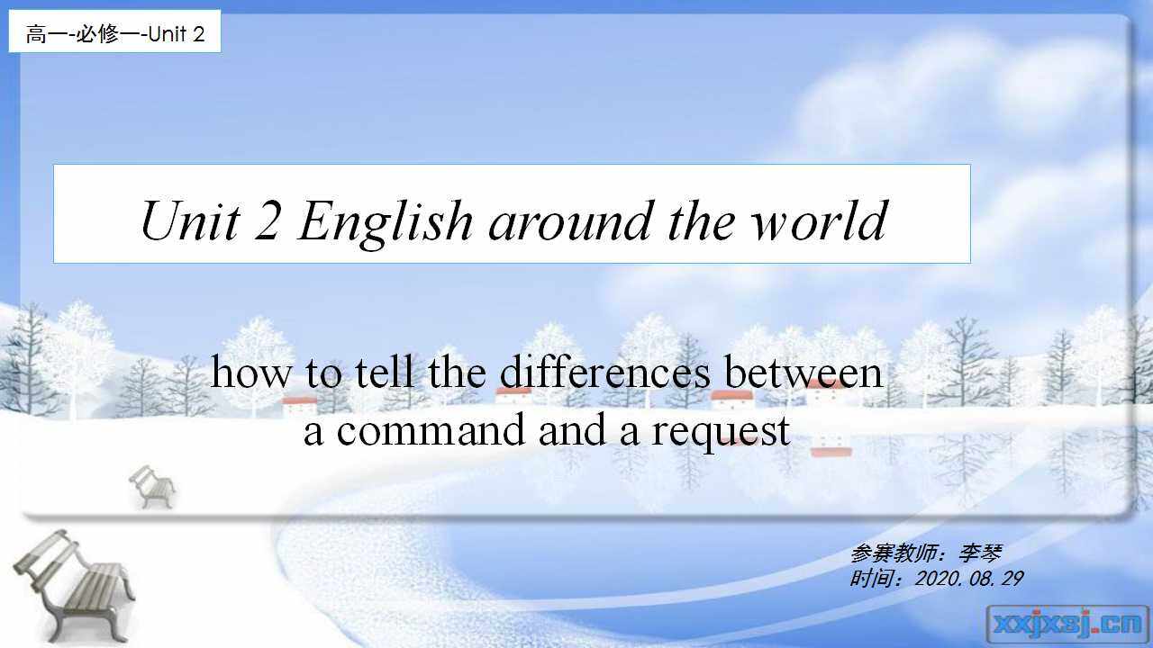 Unit 2 English around the world