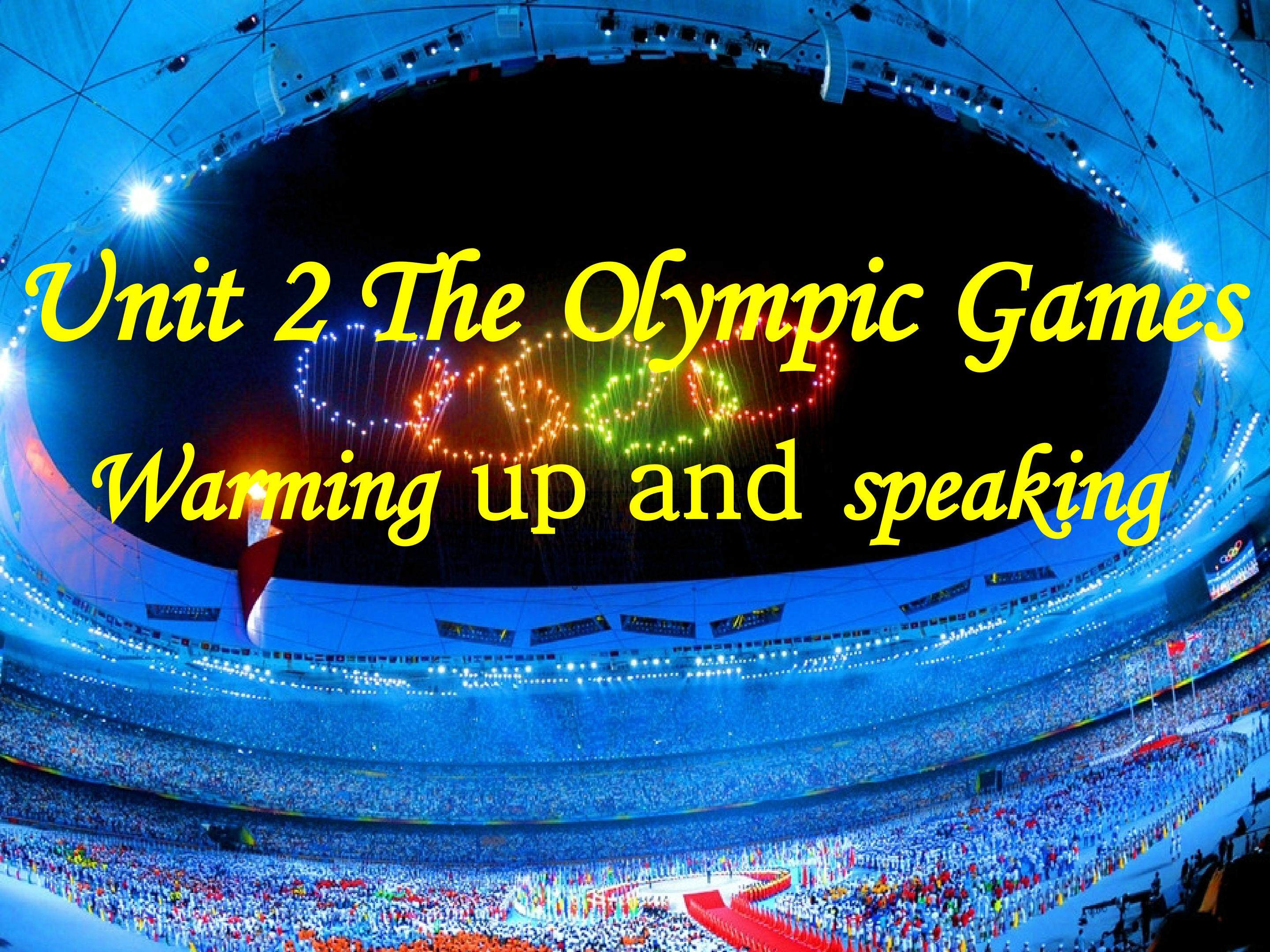 unit2 olympic games