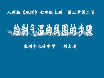 微课课件   绘制气温曲线图的步骤