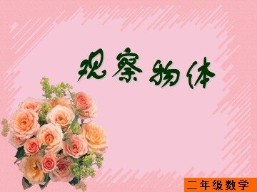 《观察物体》课件5