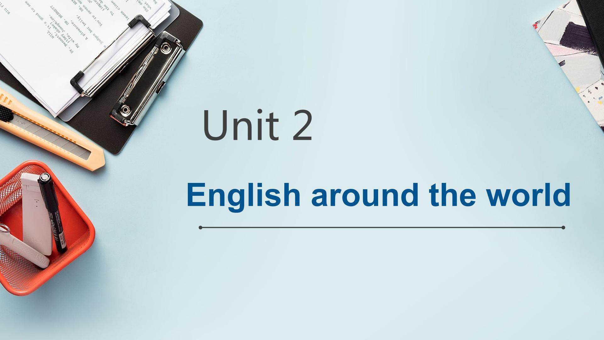 人教版高一英语Book1 Unit2 Reading