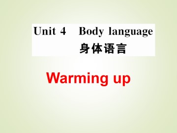 Body language_课件26