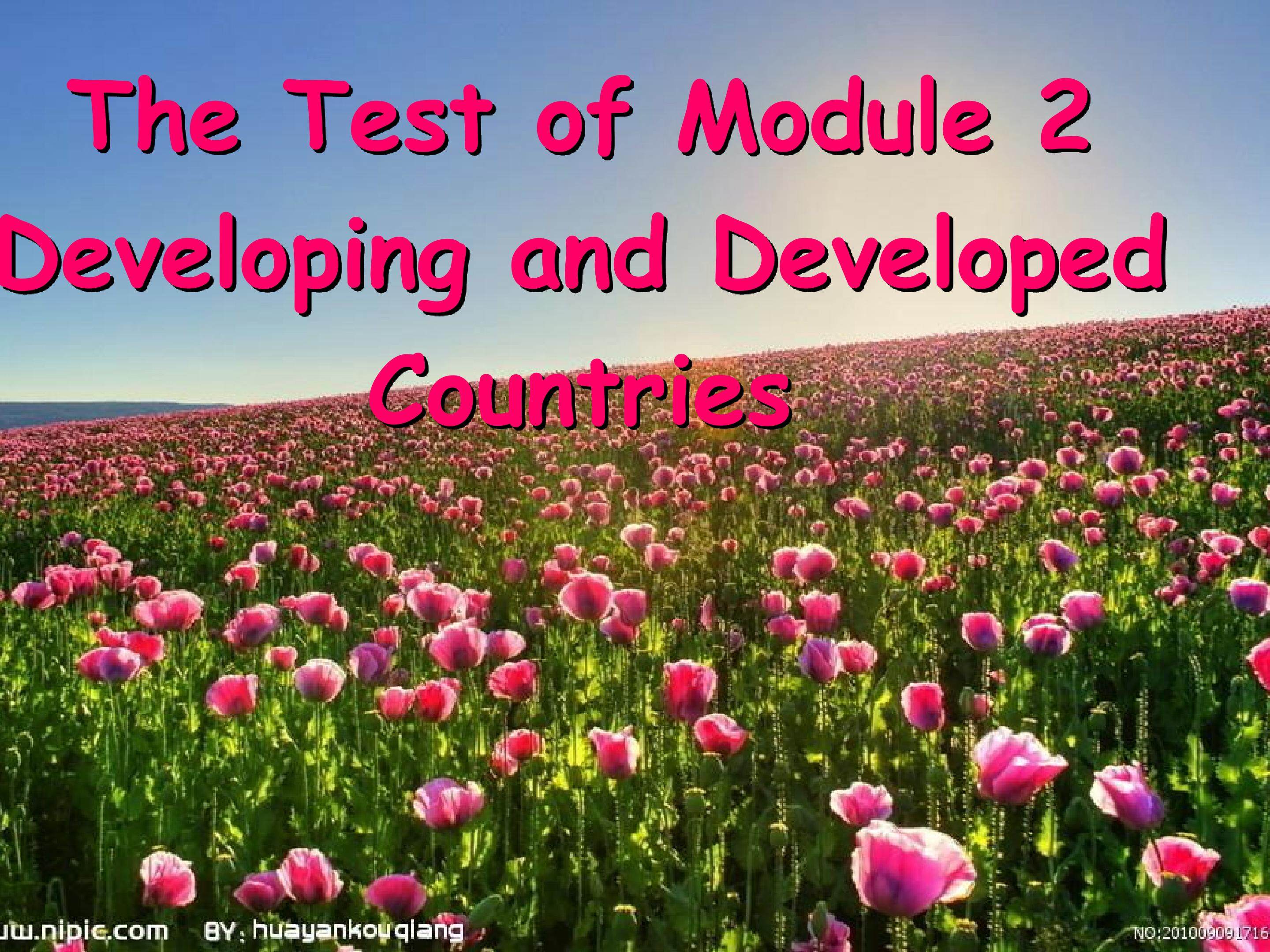 必修3Module2 习题课