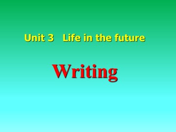 Life in the future_课件28