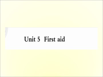 First aid_课件34