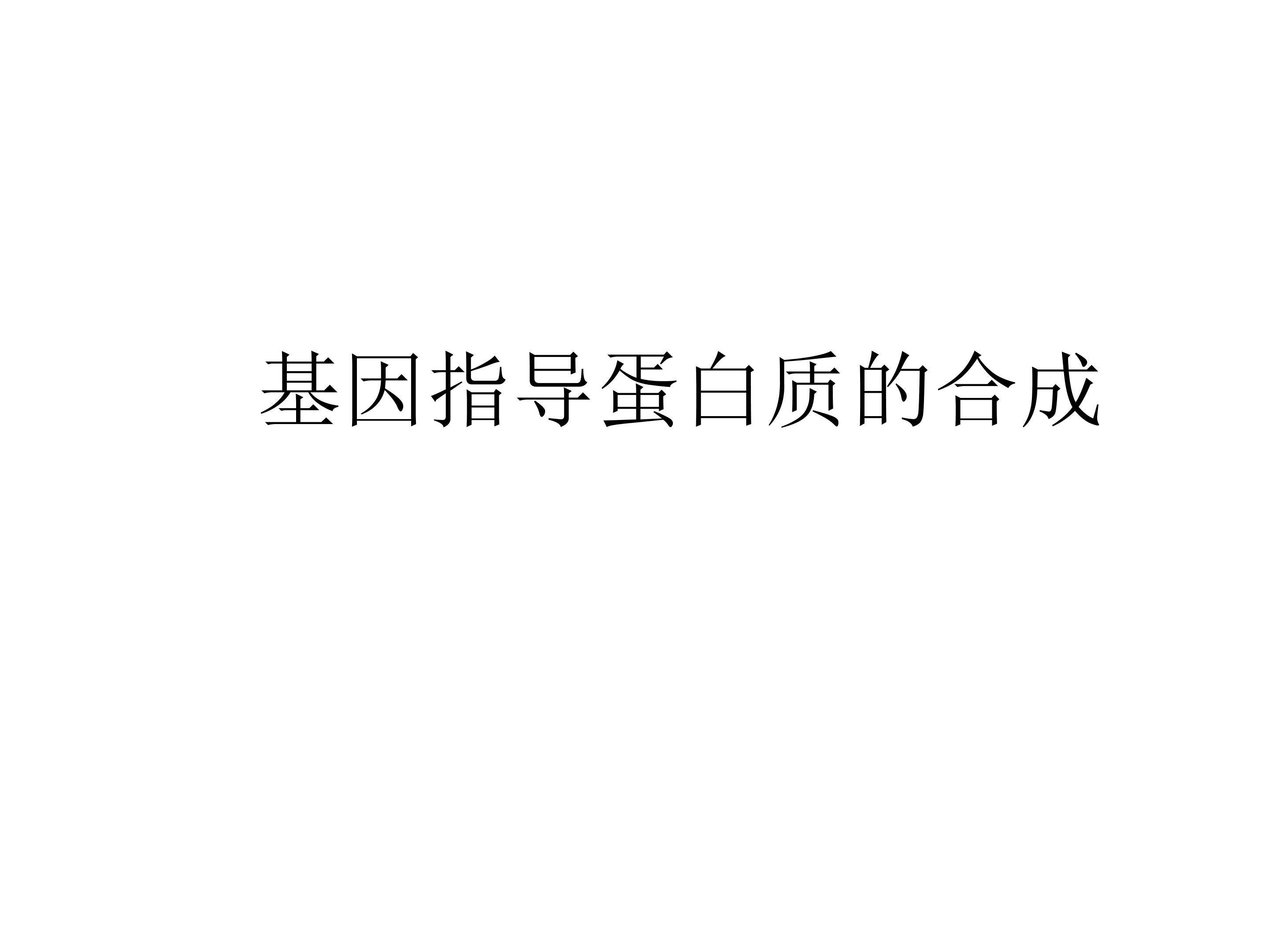 基因指导蛋白质的合成_课件1