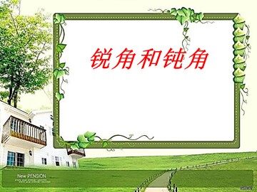 3 角的初步认识